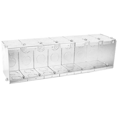 Southwire Gangable Masonry Box, Seven Gang, 3-1/2 in. Deep TB-735-G